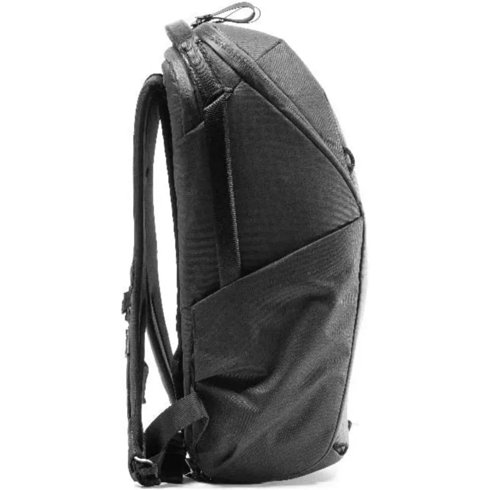 Everyday Backpack Zip 20L Black, Carry-on Backpack with Laptop Sleeve (BEDBZ-20-BK-2)