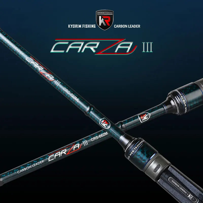 Kyorim CARZA3 LURE Fishing Rod,2 Sections,FUJI K GUIDE, ALCONITE RING,Casting Spinning