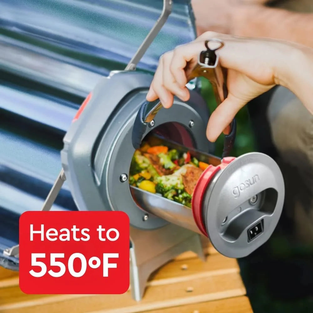 Fusion Solar Oven and Cooker | Hybrid Electric Grill