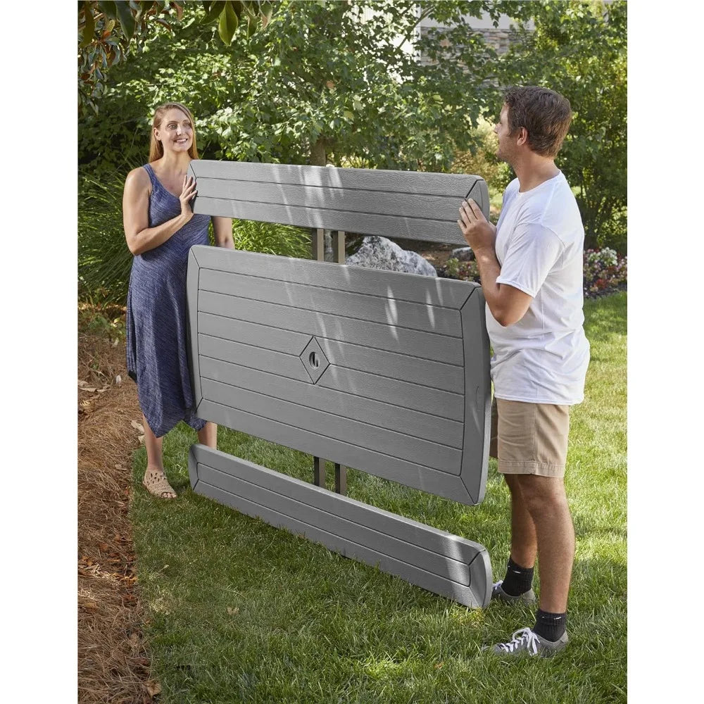 Outdoor Living 6 Ft Folding Picnic Table