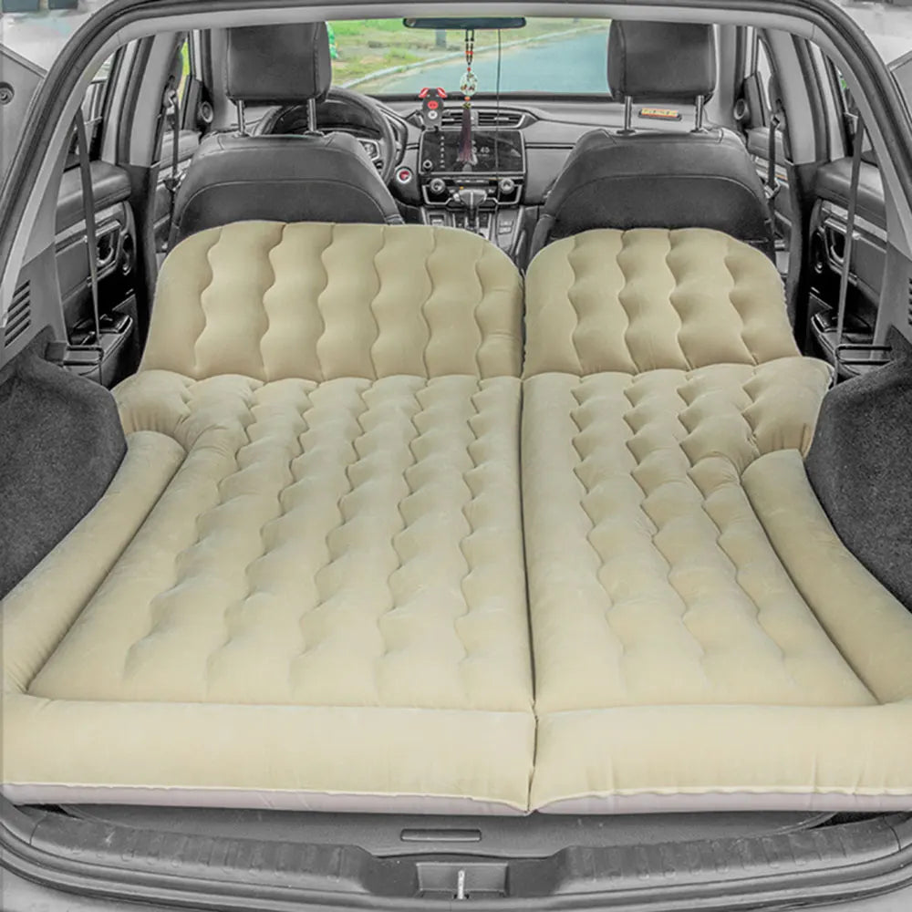 Car Inflatable Bed For SUV/ Truck/ Van Travel Air Bed Portable Inflatable Mattress Set with Storage Bag & Air Pump