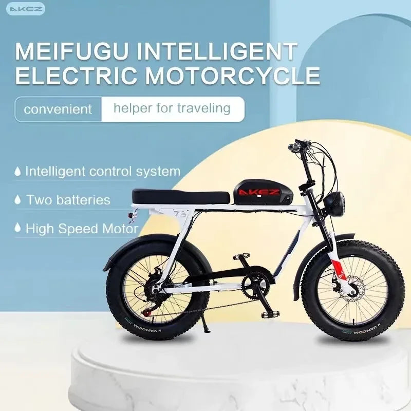 AKEZ E-Bike 1500W Motor 48V18AH Lithium Battery