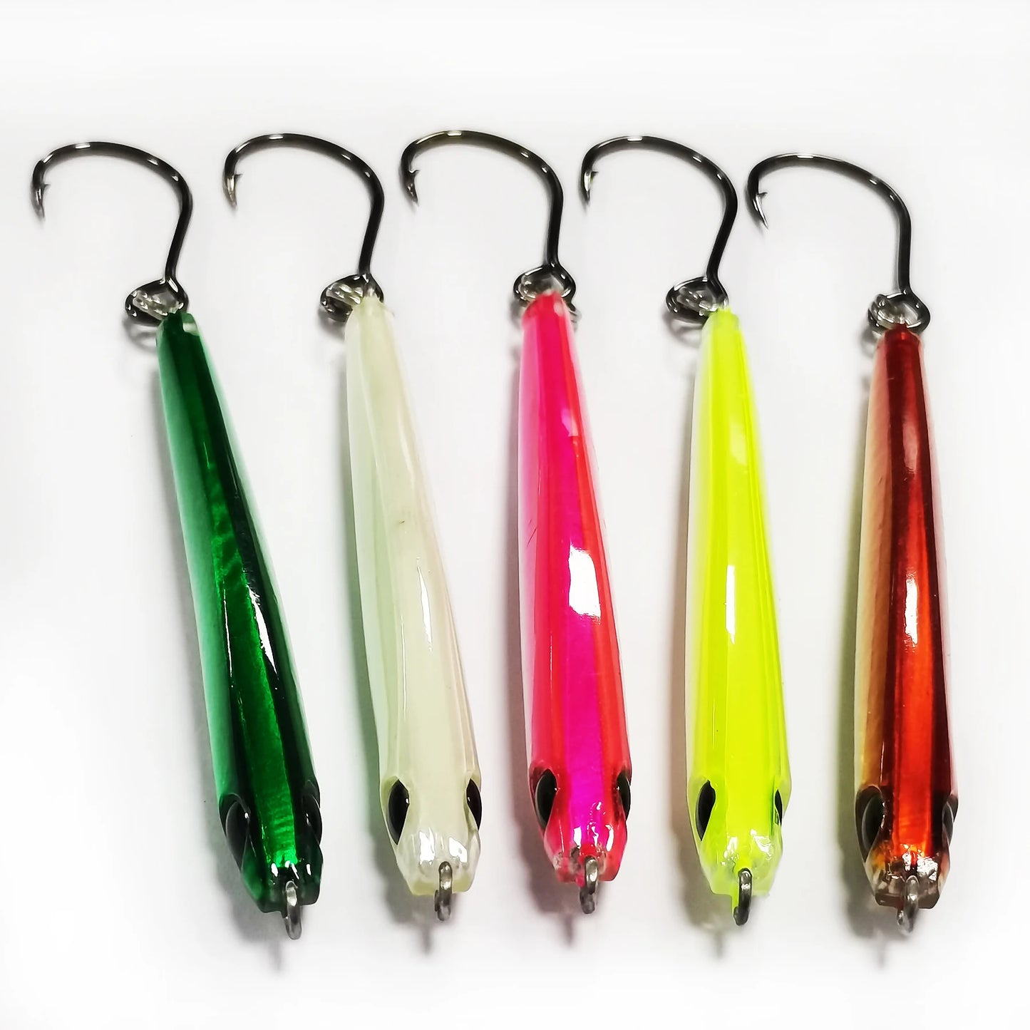 5pcs Epoxy Resin Jigs Epoxy Fishing Jig Lure  Mixed Colors