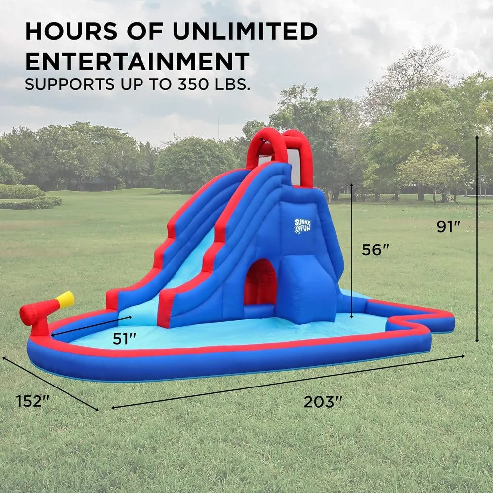 Slide ‘N Spray Inflatable Water Slide Park