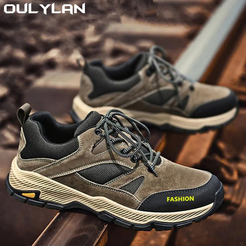 Climbing Shoes Breathable Men Casual Shoes Comfortable Walking Shoes Non-Slip Outdoors Hiking Shoes Fashion Men's Shoes