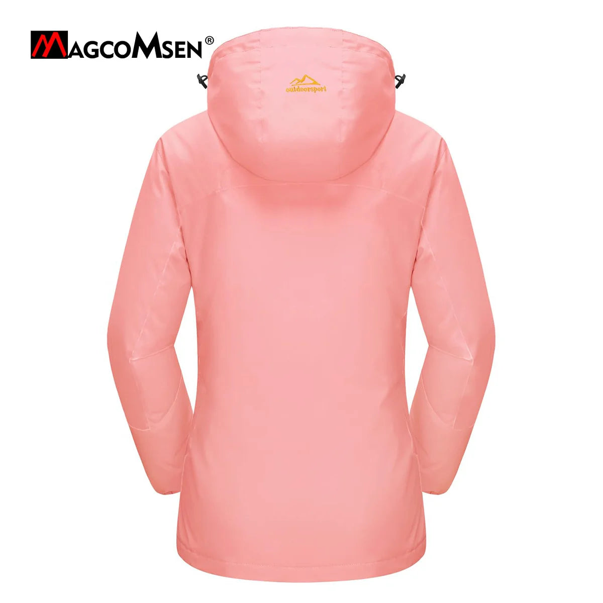 MAGCOMSEN Womens Winter Hooded Coat 3-IN-1