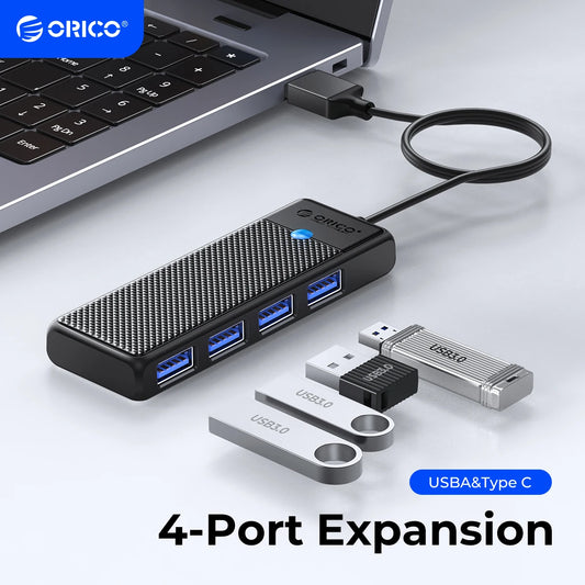 ORICO Type C HUB USB HUB 3.0 4-Port Splitter USB HUB Adapter