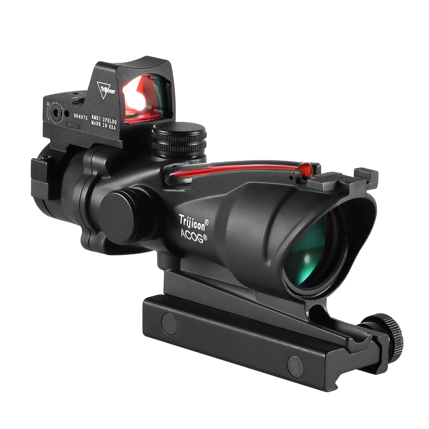 Adjustable 4x32 Red Dot 1x  4x Scope RMR Red Dot Tactical Scope