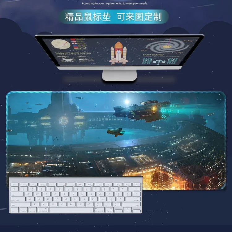 900x400mm Space Night Mouse Pad