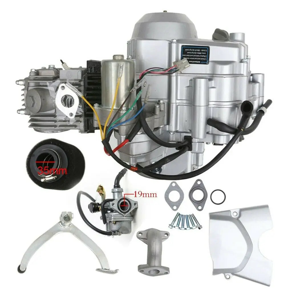 TDPRO Motorcycle 125cc Semi Auto Electric Engine