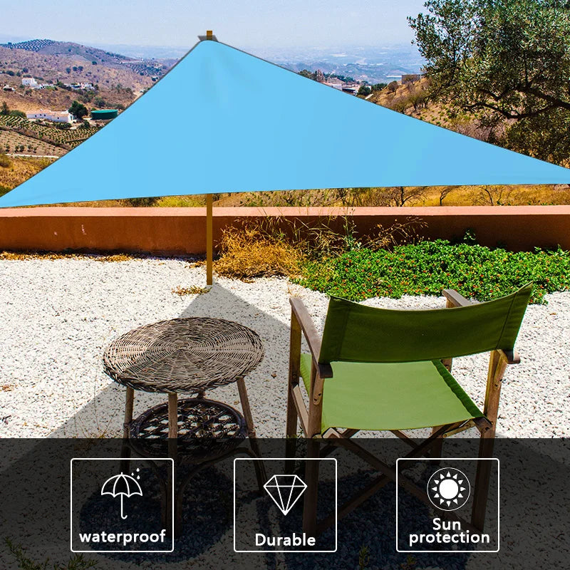 Camping Tarp Waterproof Tent Triangle Sun Shade