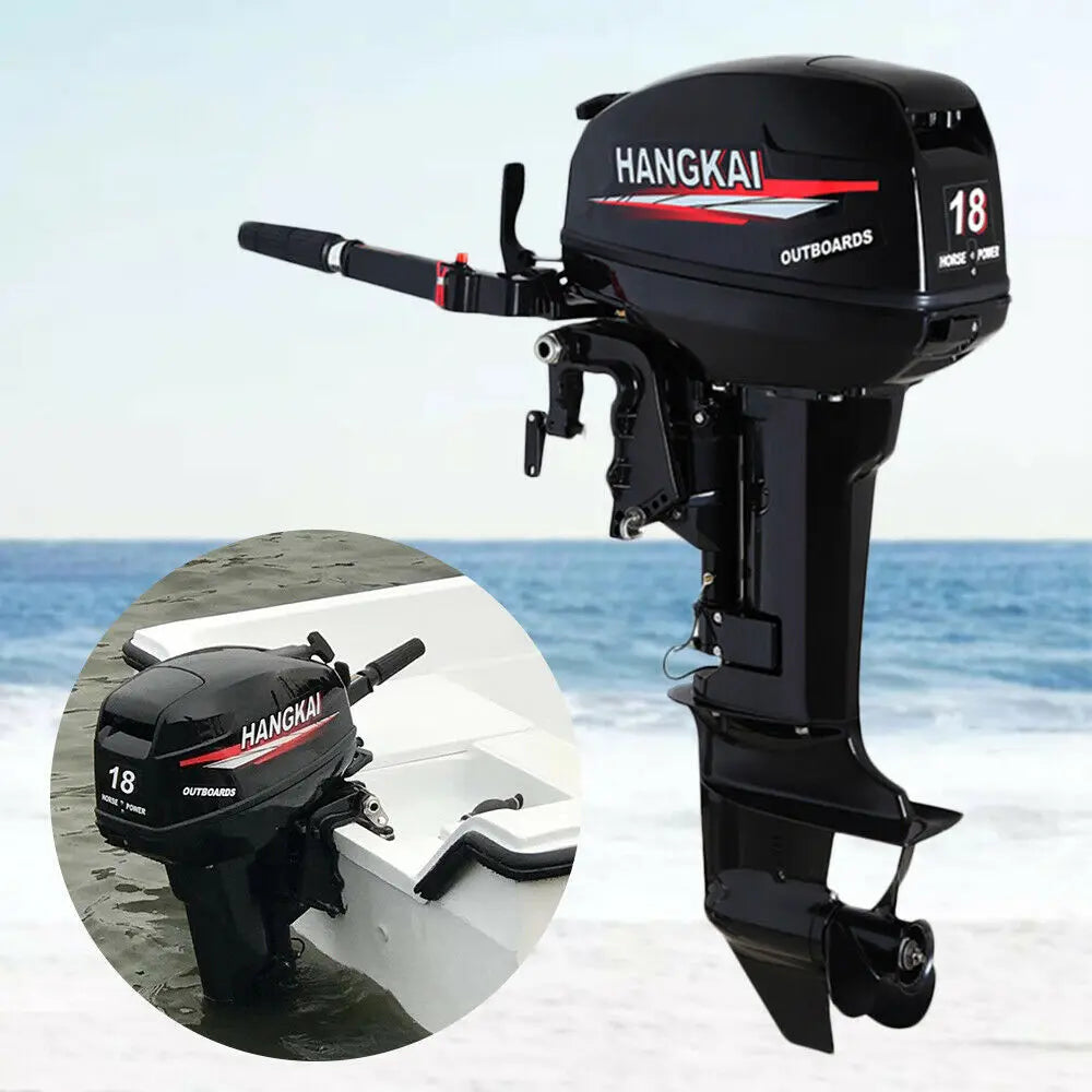 Outboard Motor 18HP 2-stroke, Heavy-Duty Outboard Motor Boat Engine