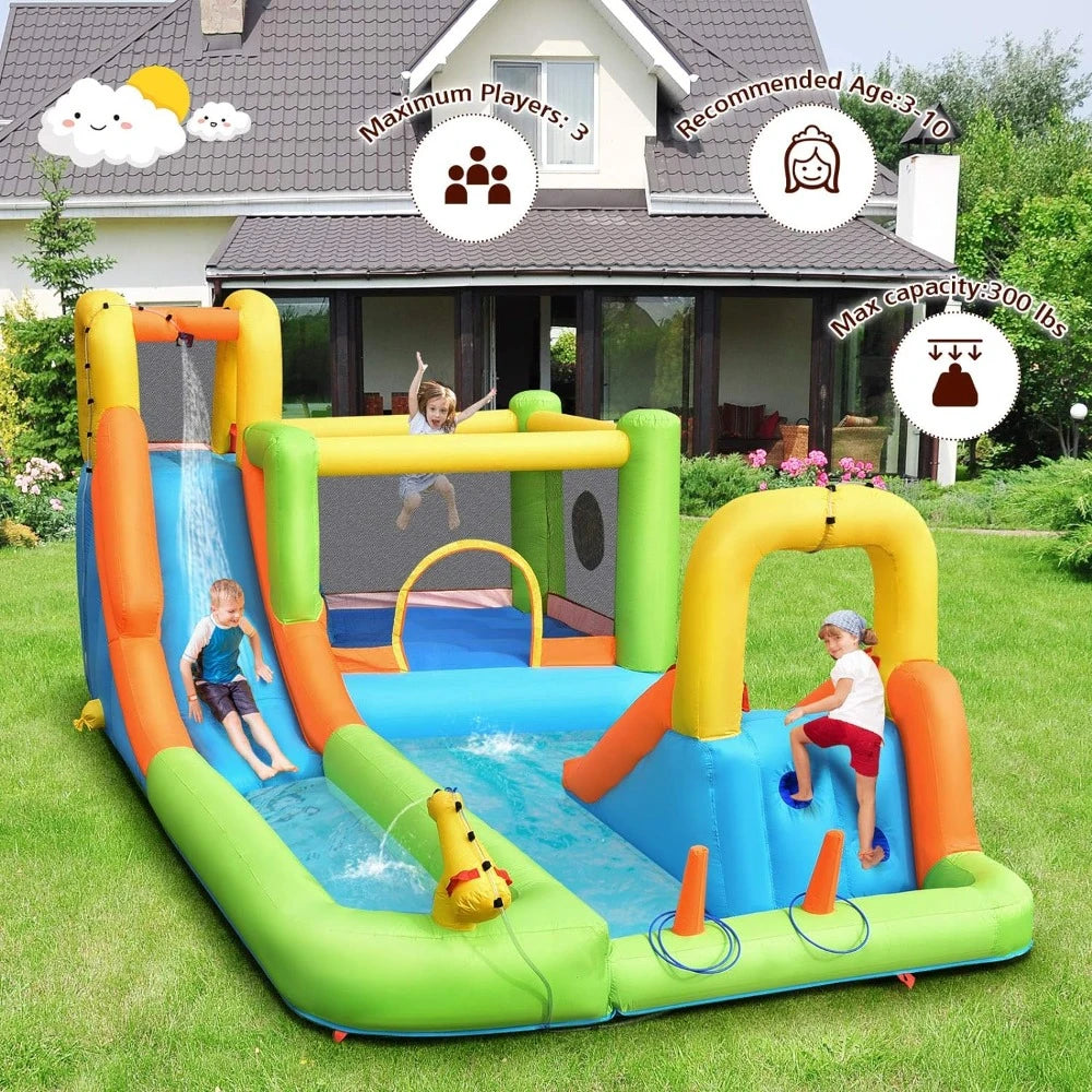 20.5x11FT Mega Waterslide Park Bounce House