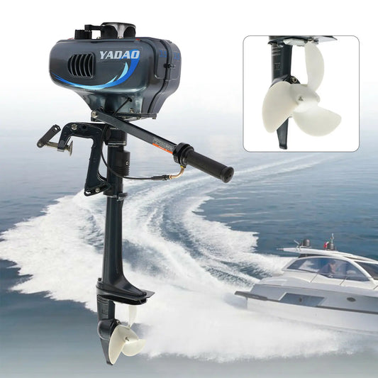 3.5HP 2 Stroke Outboard Motor Boat Engine  Water Cooling CDI System Heavy Duty  2/4 Takt 2,5 PS bis 7 PS Outboard Motor