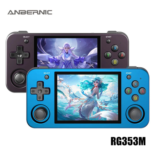 ANBERNIC RG353M Handheld Game Console Aluminium Alloy CNC Support Dual OS Android 11