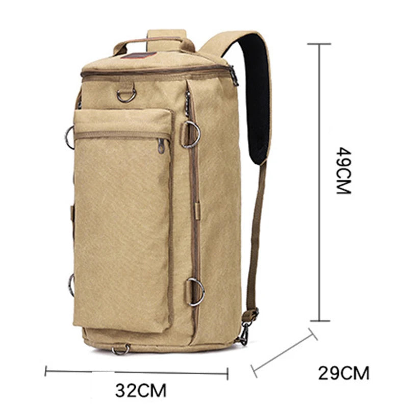 Men's backpack, large capacity travel backpack, men's outdoor travel sports backpack trend