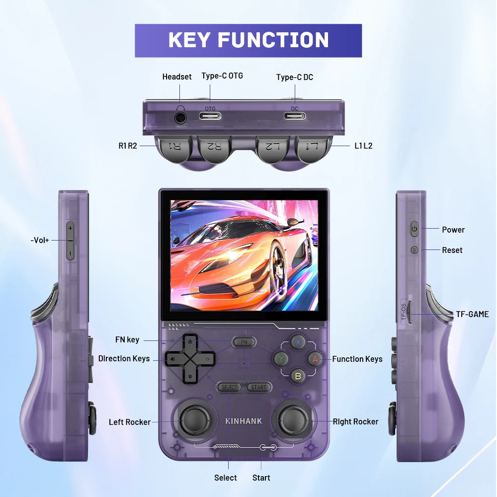 Open Source K36 Retro Handheld Video Game Console 16000 Games