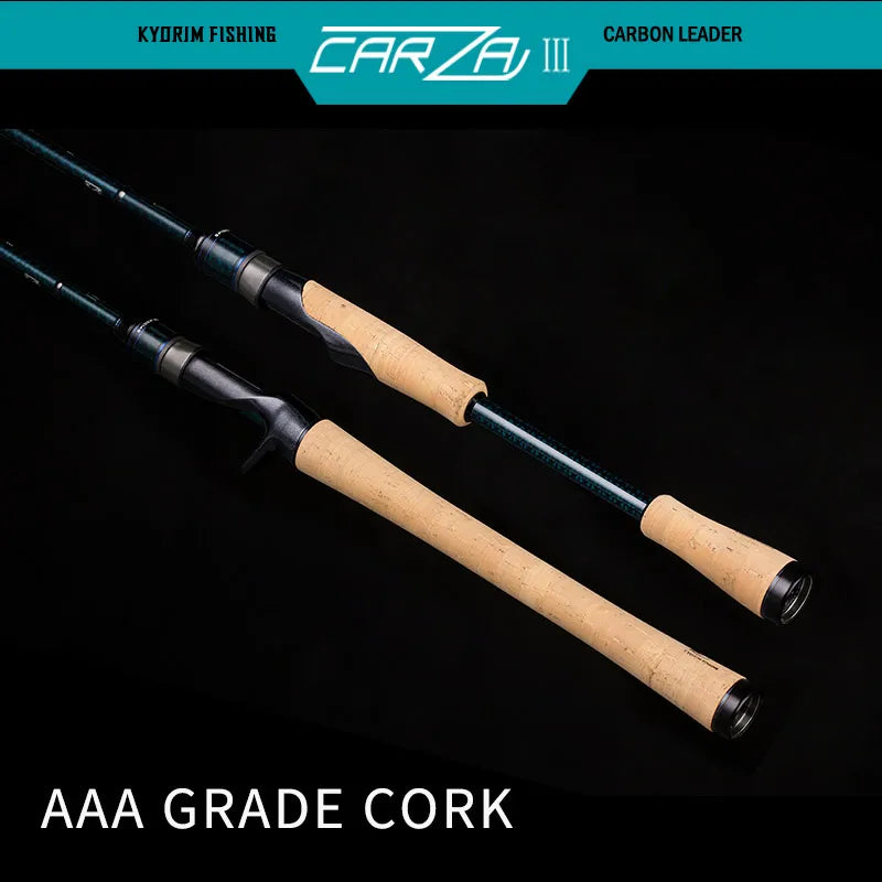 Kyorim CARZA3 LURE Fishing Rod,2 Sections,FUJI K GUIDE, ALCONITE RING,Casting Spinning