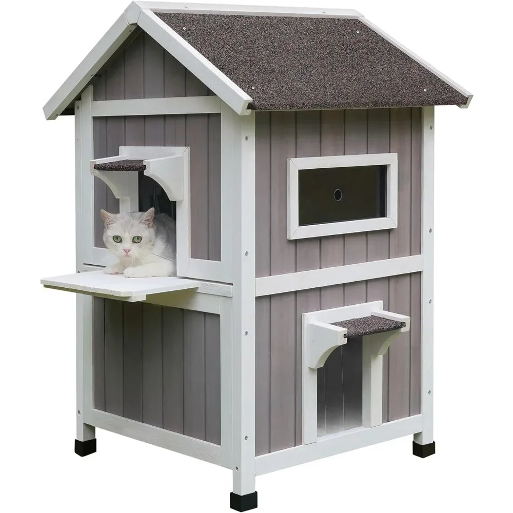 Bed for Cats Weatherproof Outdoor Cat House