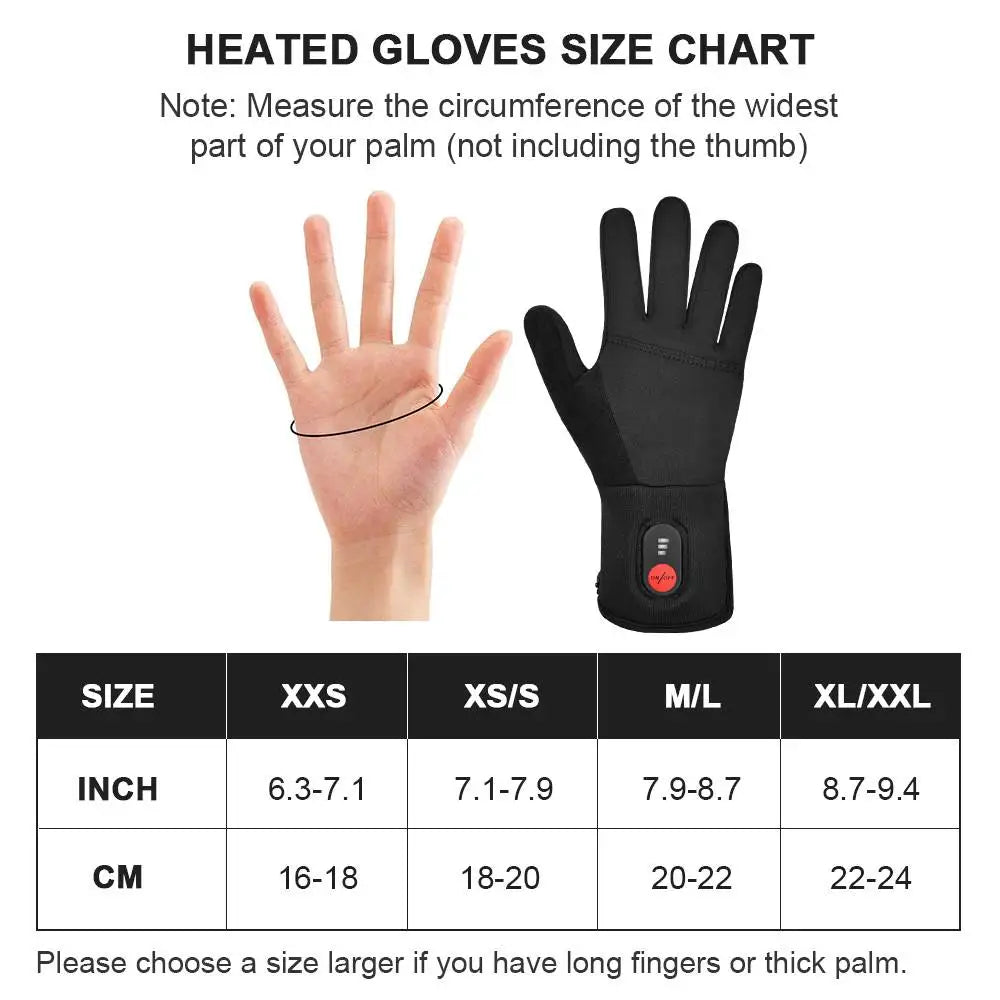 Rechargeable Electric Heated Glove Liners