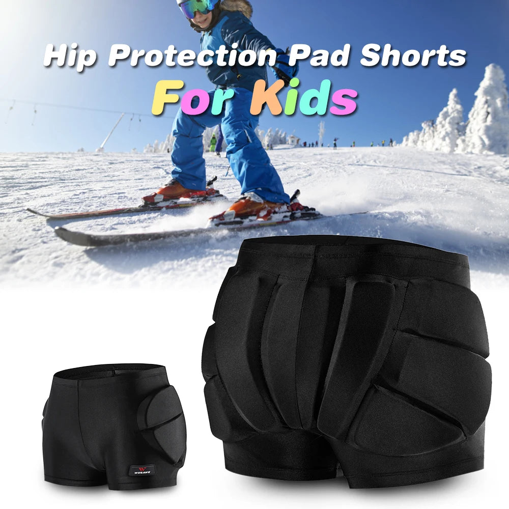 Kids Protective Padded Shorts for Hip Butt Tailbone