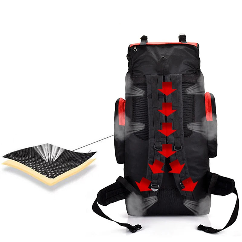 90L Travel Backpack Camping Bag