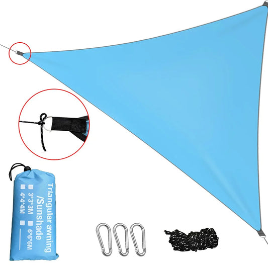 Camping Tarp Waterproof Tent Triangle Sun Shade