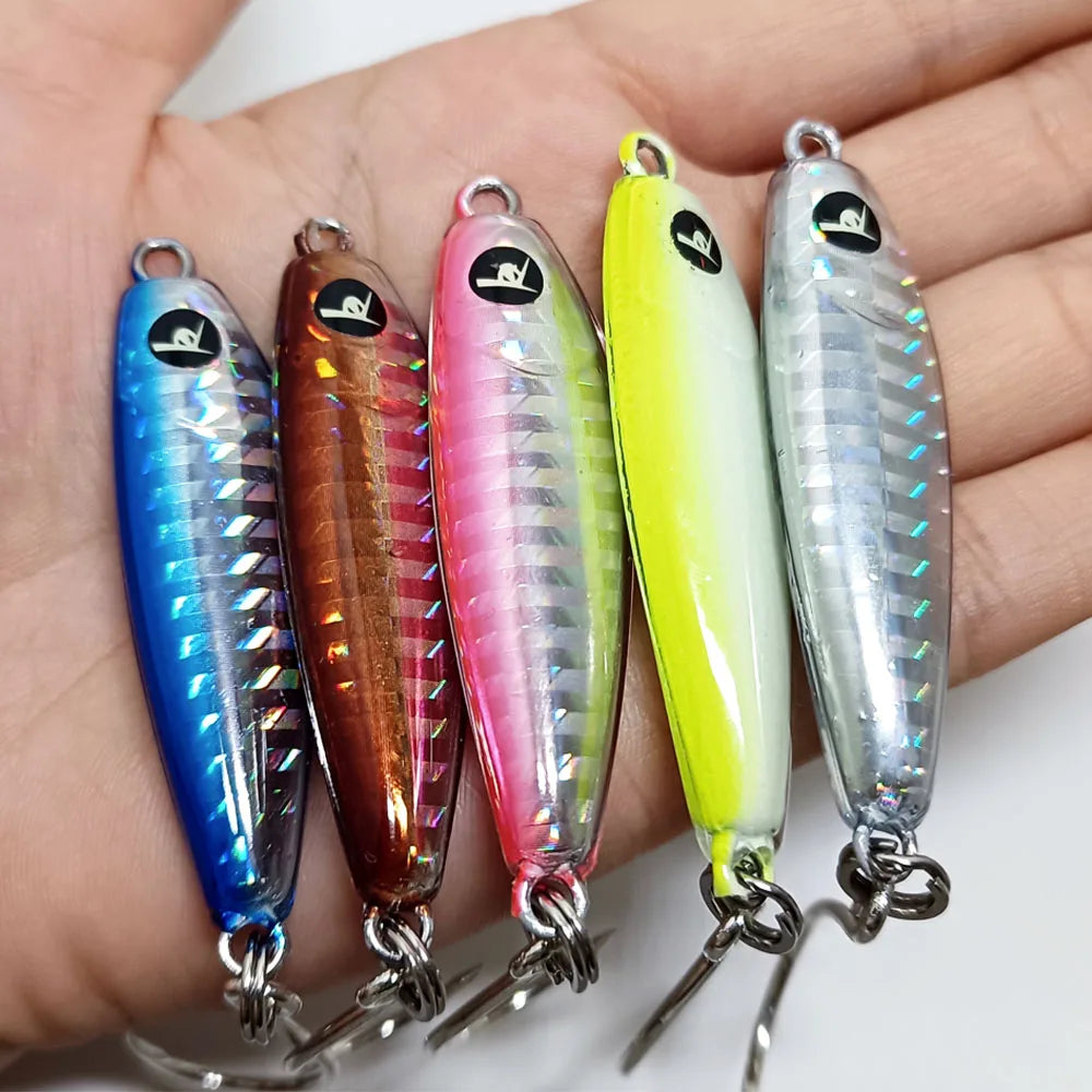 Epoxy Resin Fishing Jig Lure Peanut Jig 1oz 28g with VMC 2/0 inline hook Resin/Epoxy Jigs