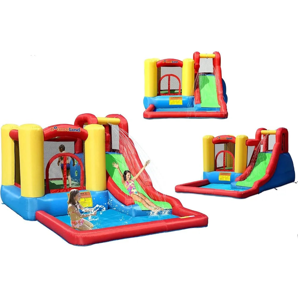 Bounceland Jump and Splash Adventure Bounce House or Water Slide All in one