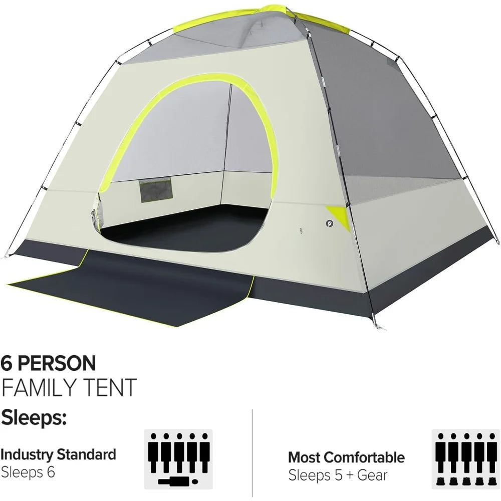 Tents for Camping, 6 Person Waterproof Tent