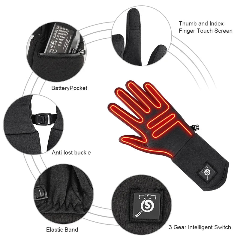 Savior Heat Electric Heated Glove Liners