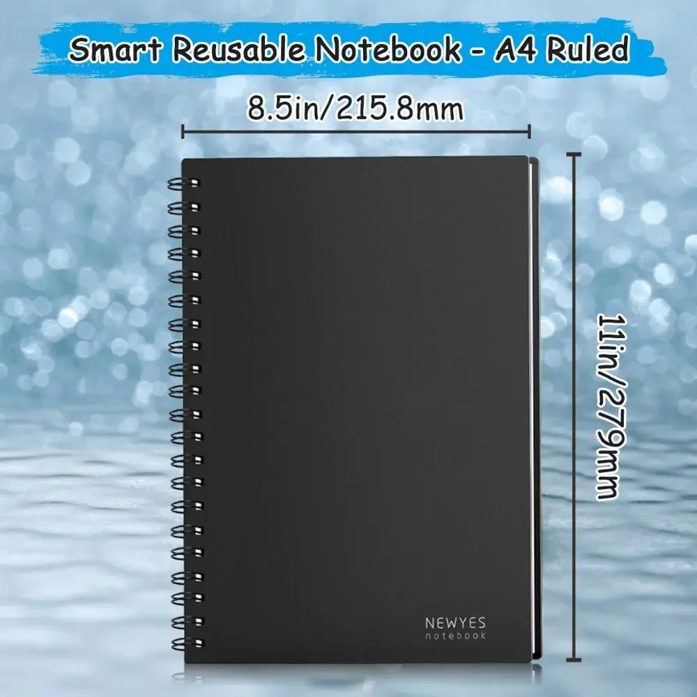 A4 Reusable Erasable Notebook With Pen&Cloth