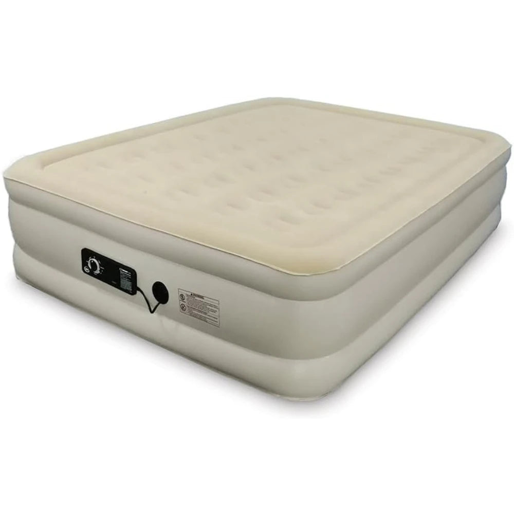 Air Mattress with Never Flat Pump, Luxury Inflatable Mattress with Built in Air Pump