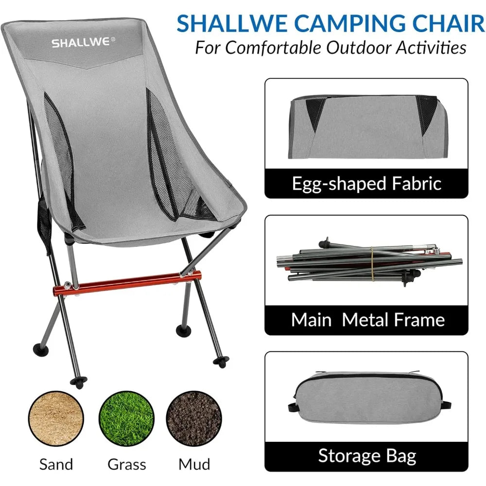 Ultralight High Back Folding Camping Chair