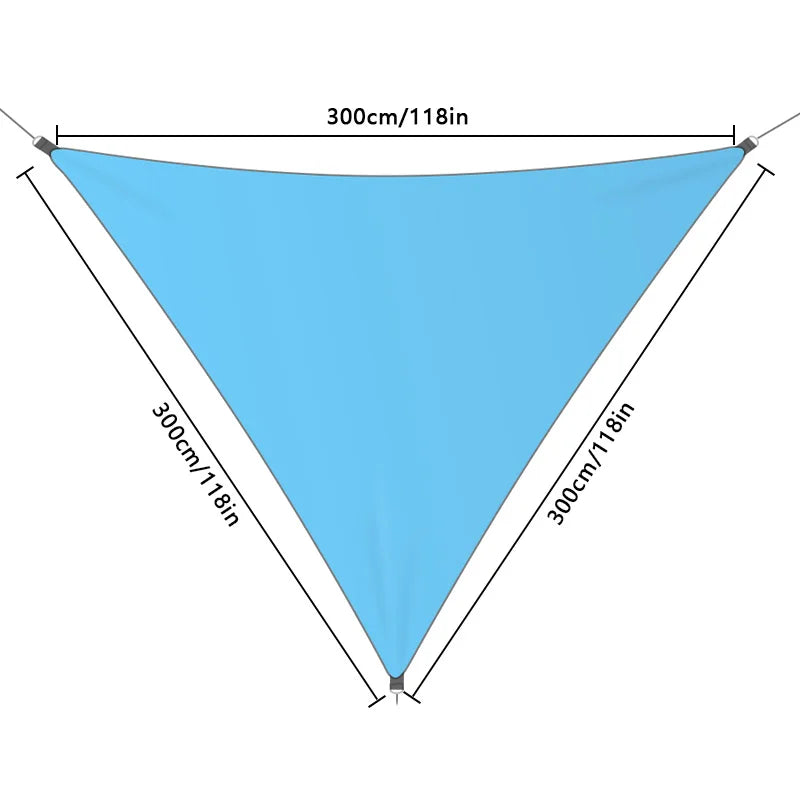 Camping Tarp Waterproof Tent Triangle Sun Shade