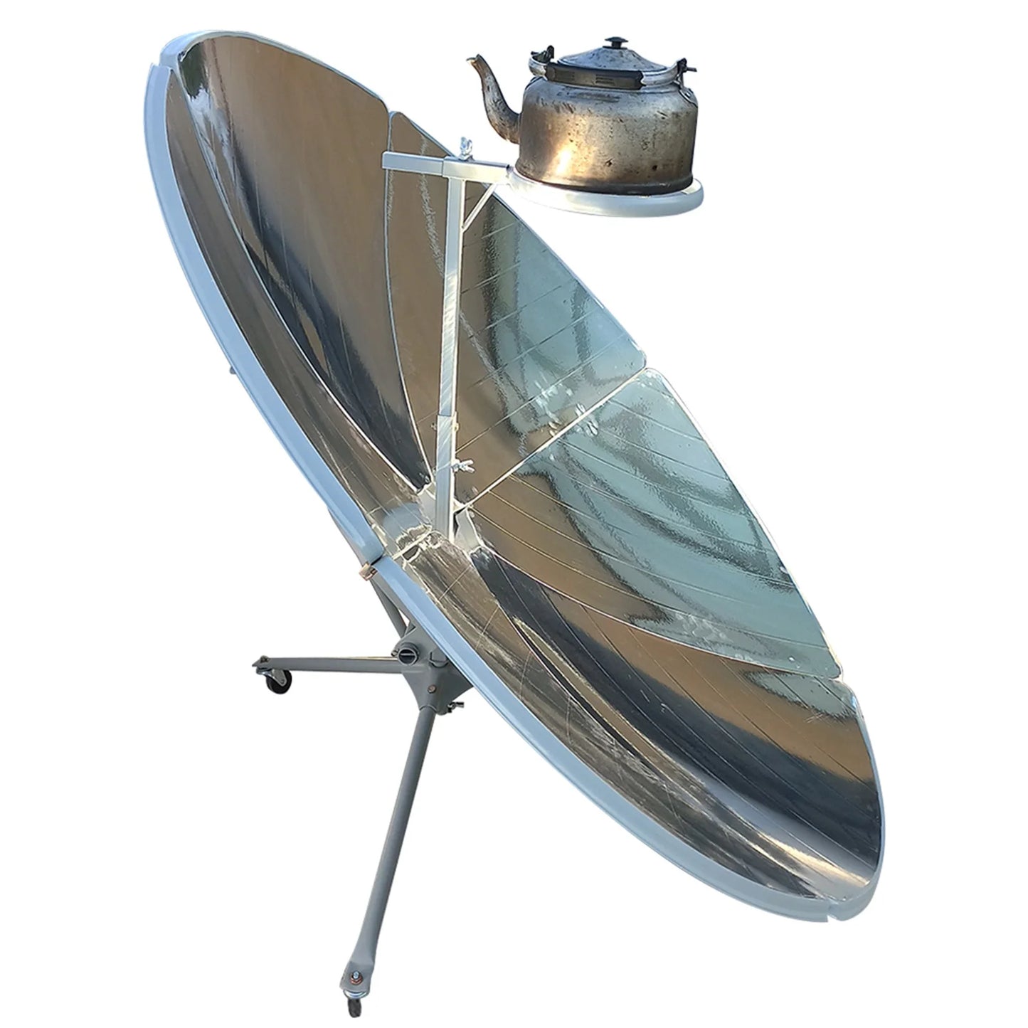 Outdoor Camping Cooking Boil Water Sun Oven, 59 ''Parabolic Solar Cooker, 800-1000 ℃