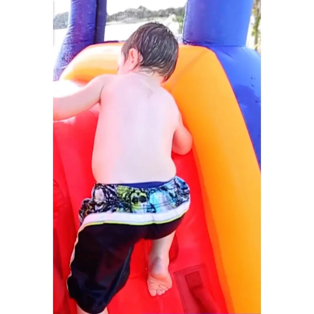 Inflatable Water Slide With Blower Large - Slide