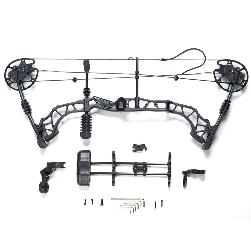 30-70lbs 37 Inches Archery Bow Compound Bow Adjustable