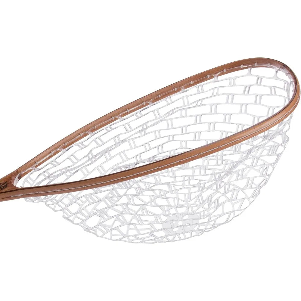 35" Fly Fishing Fish-Safe Net (Burl Wood)