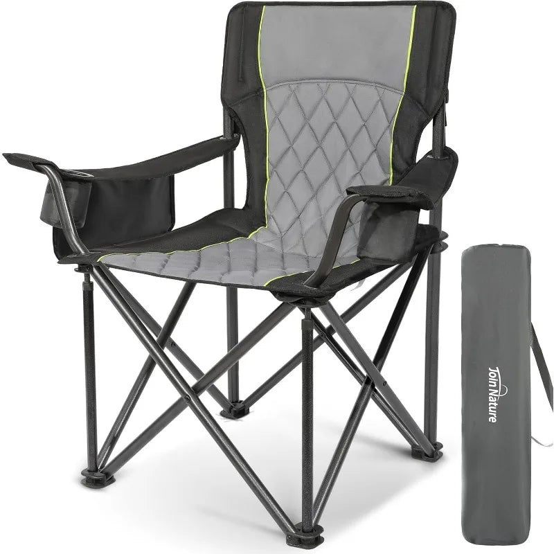 Heavy Duty Camping Chairs Support 800lbs