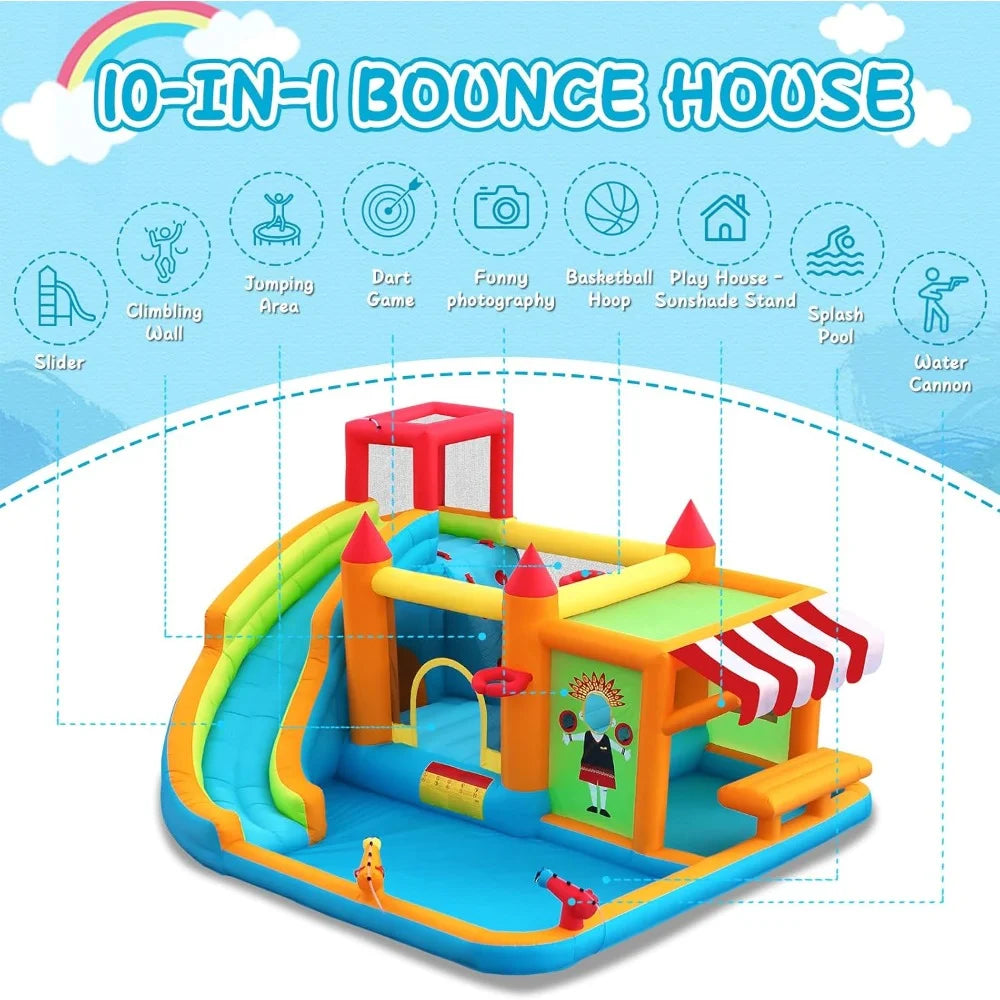 Inflatable Bounce House Water Slide, Bounce House