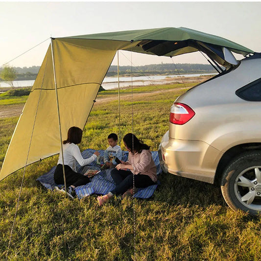 Outdoor Car Tent Shelter Shade Camping Awning Waterproof Tarp