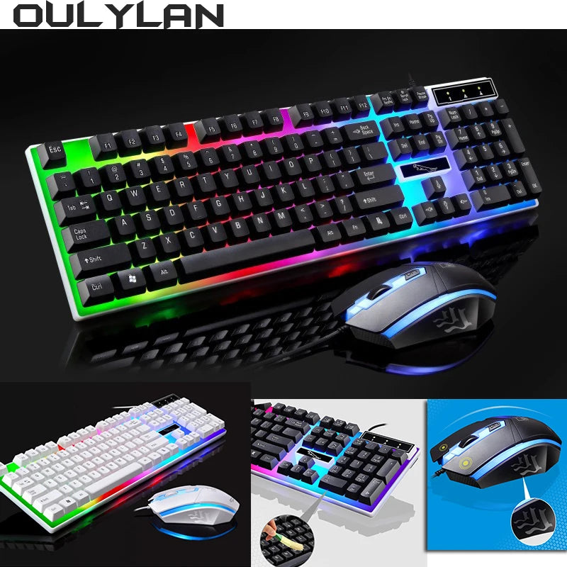 NEW G21 Wired Luminous Keyboard and Mouse Set