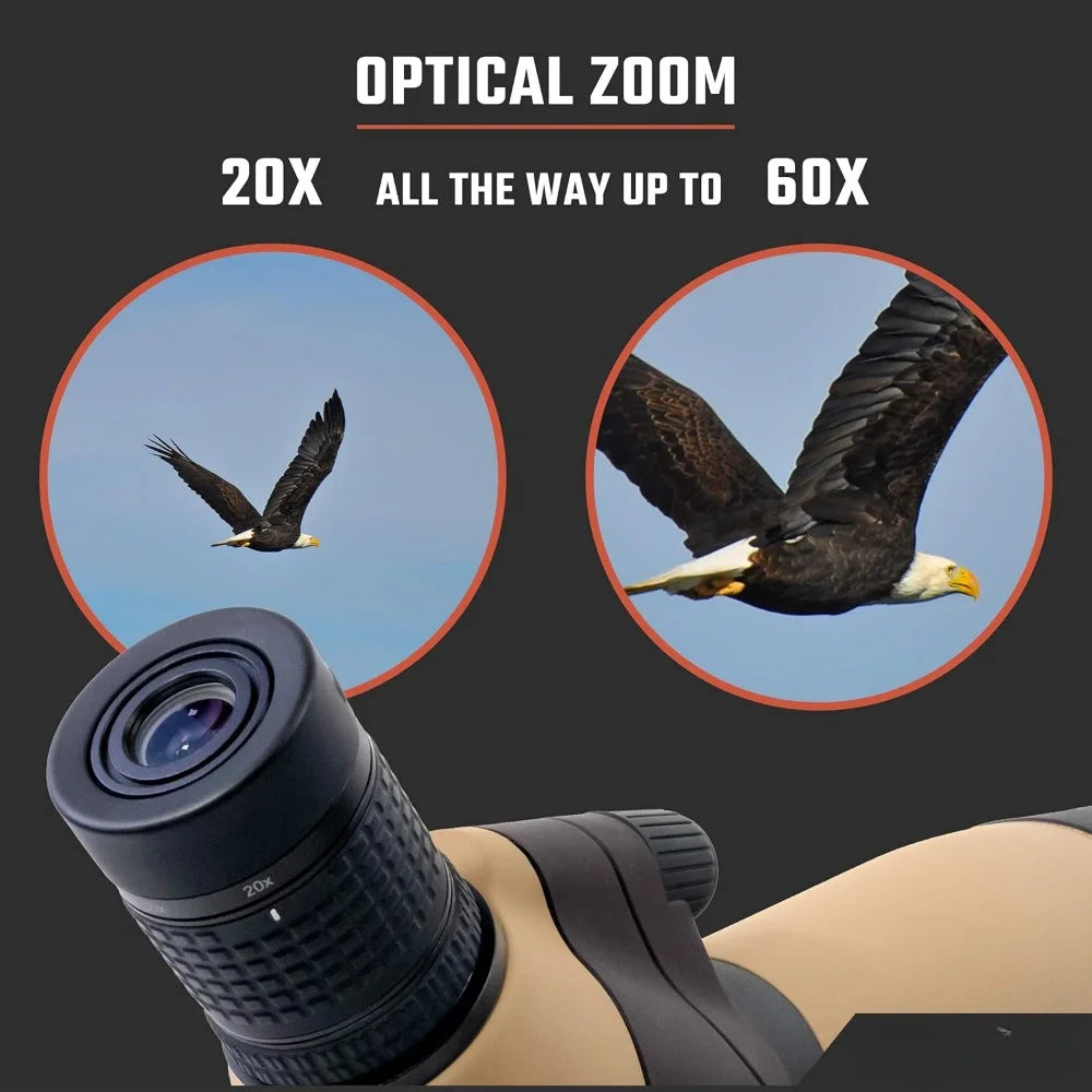 20-60x80 Spotter Scope Durable Outdoor Equipment