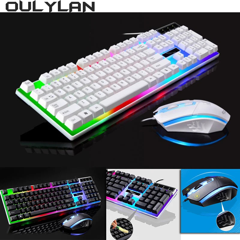 NEW G21 Wired Luminous Keyboard and Mouse Set