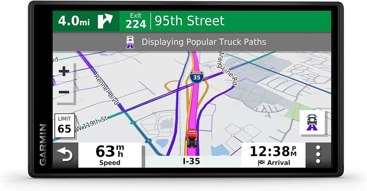 Garmin Dezl OTR500, 5.5-inch GPS Truck Navigator, Custom Truck Routing and Load-to-Dock Guidance