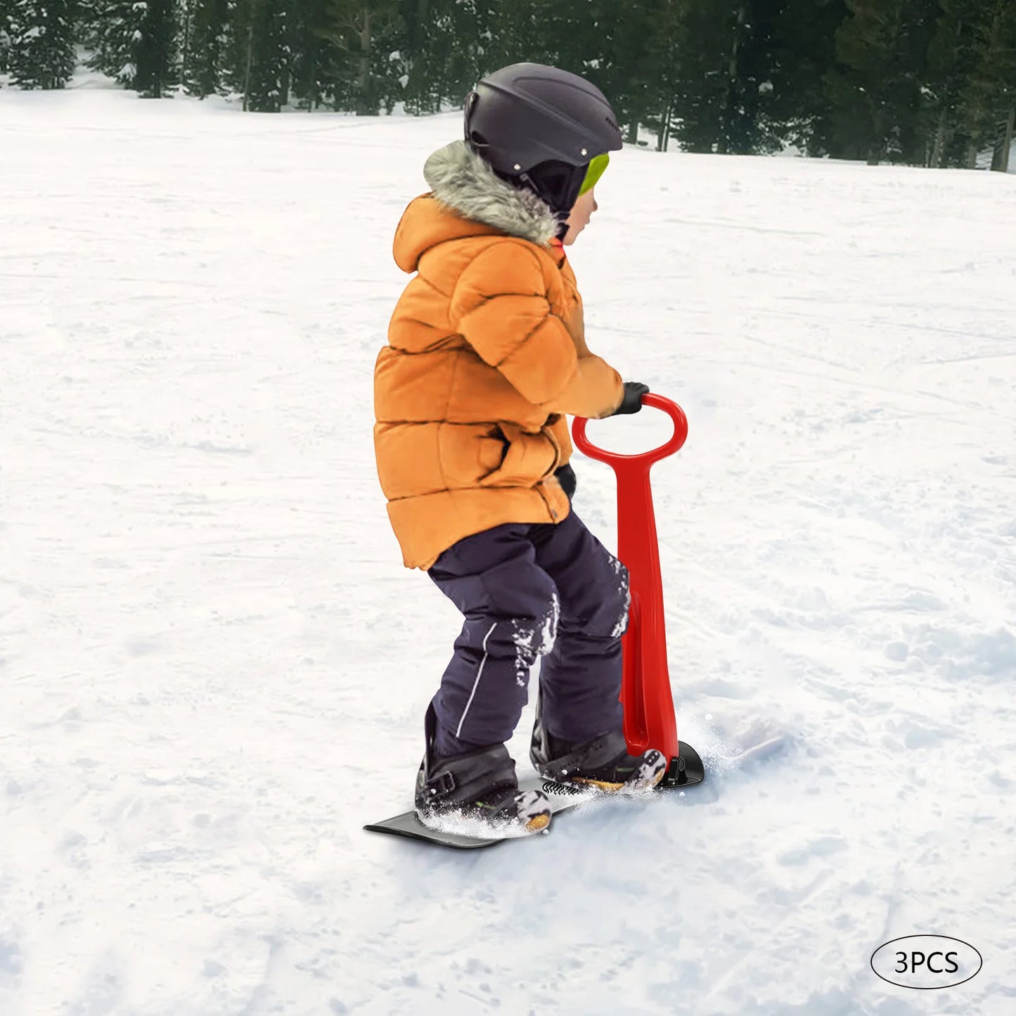 3pcs Fold-up Snow Scooters