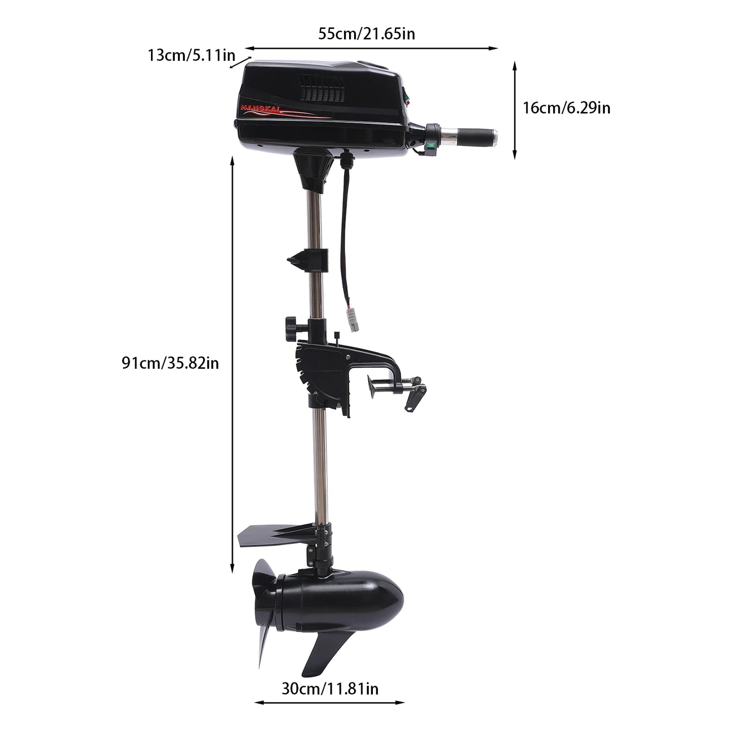 2200W 8 Horsepower 48V Electric Outboard Motor Brushless Motor