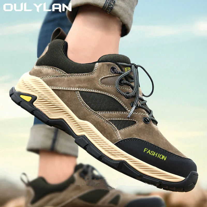 Climbing Shoes Breathable Men Casual Shoes Comfortable Walking Shoes Non-Slip Outdoors Hiking Shoes Fashion Men's Shoes