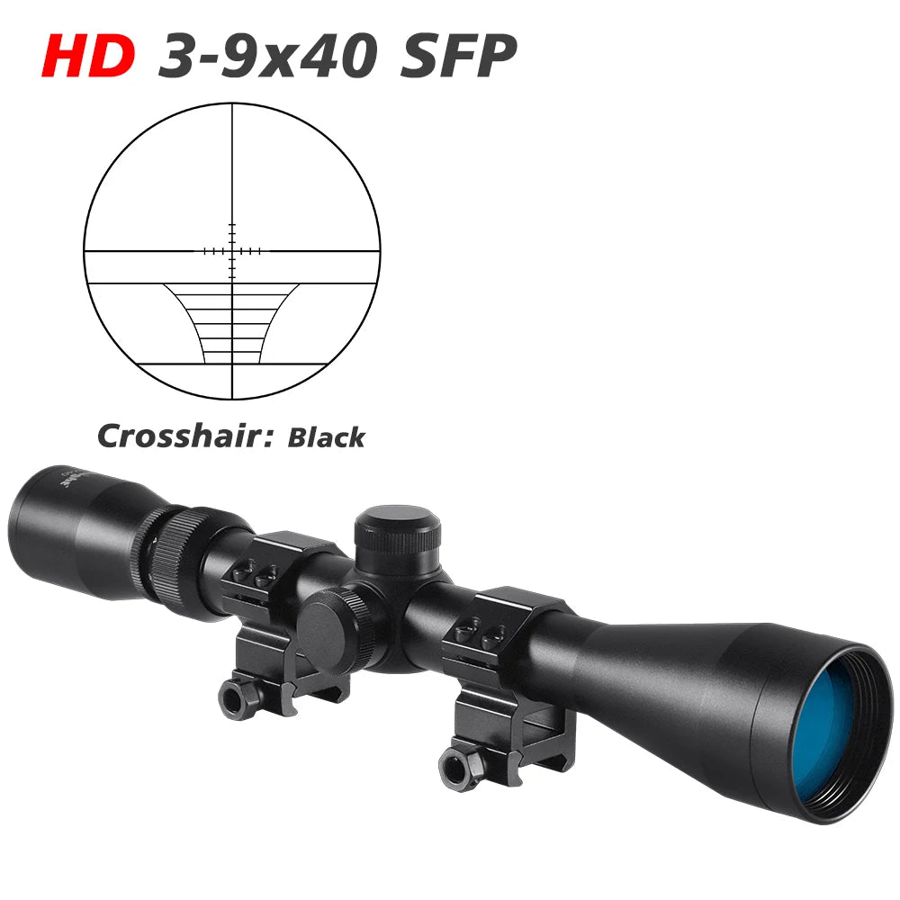 3-9X40 Hunting Deer Air Rifle Scope Wire Rangefinder